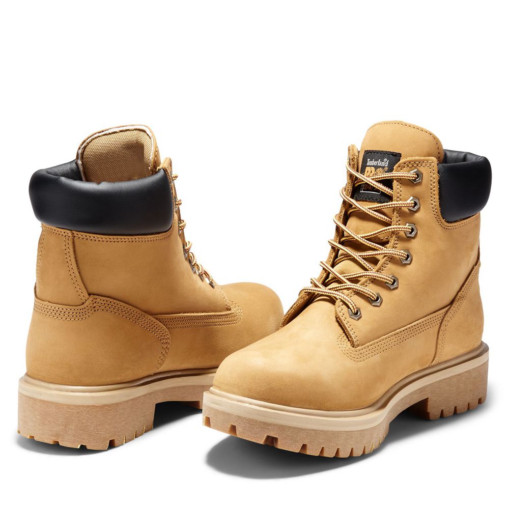 Botas Pro Timberland Hombre Pro Direct Attach 6\" Steel Toe Marrones - Chile ZXK-846725